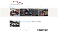 Desktop Screenshot of motorsportfocus.net