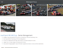 Tablet Screenshot of motorsportfocus.net